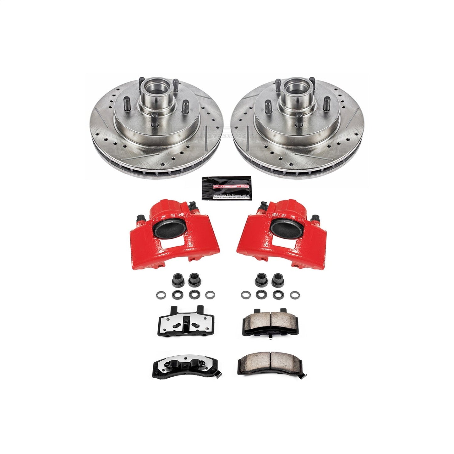 PowerStop Front Z36 Truck & Tow Kit w/ Calipers | GMC Yukon (1998–1999) (KC1991-36)