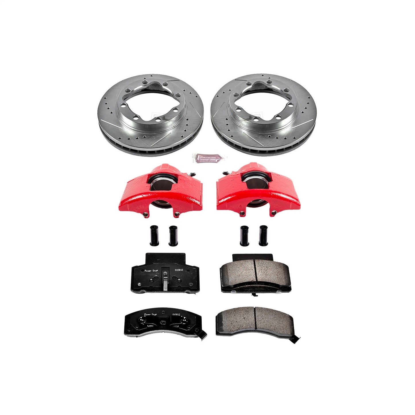 PowerStop Front Z23 Evolution Sport Brake Kit w/ Calipers | Chevrolet K3500 (1990–2000) (KC1992)