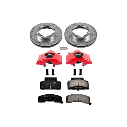 PowerStop Front Z23 Evolution Sport Brake Kit w/ Calipers | Chevrolet K3500 (1990–2000) (KC1992)