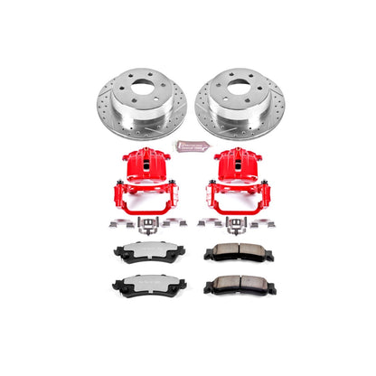 PowerStop Rear Z36 Truck & Tow Brake Kit w/ Calipers | Chevrolet Astro (2003–2005) (KC2018-36)