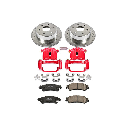 PowerStop Rear Z23 Evolution Sport Brake Kit w/ Calipers | Chevrolet Silverado 1500 (2003–2006) (KC2018A)