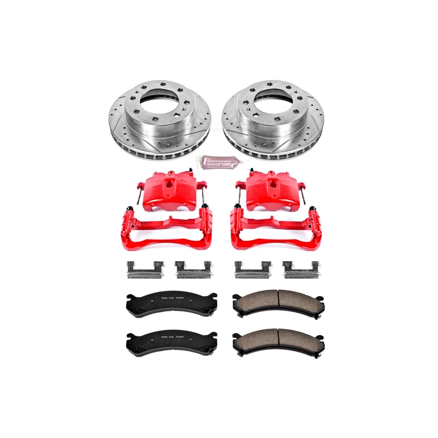 PowerStop Front Z23 Evolution Sport Brake Kit w/ Calipers | Cadillac DeVille (2000–2005) (KC2020)