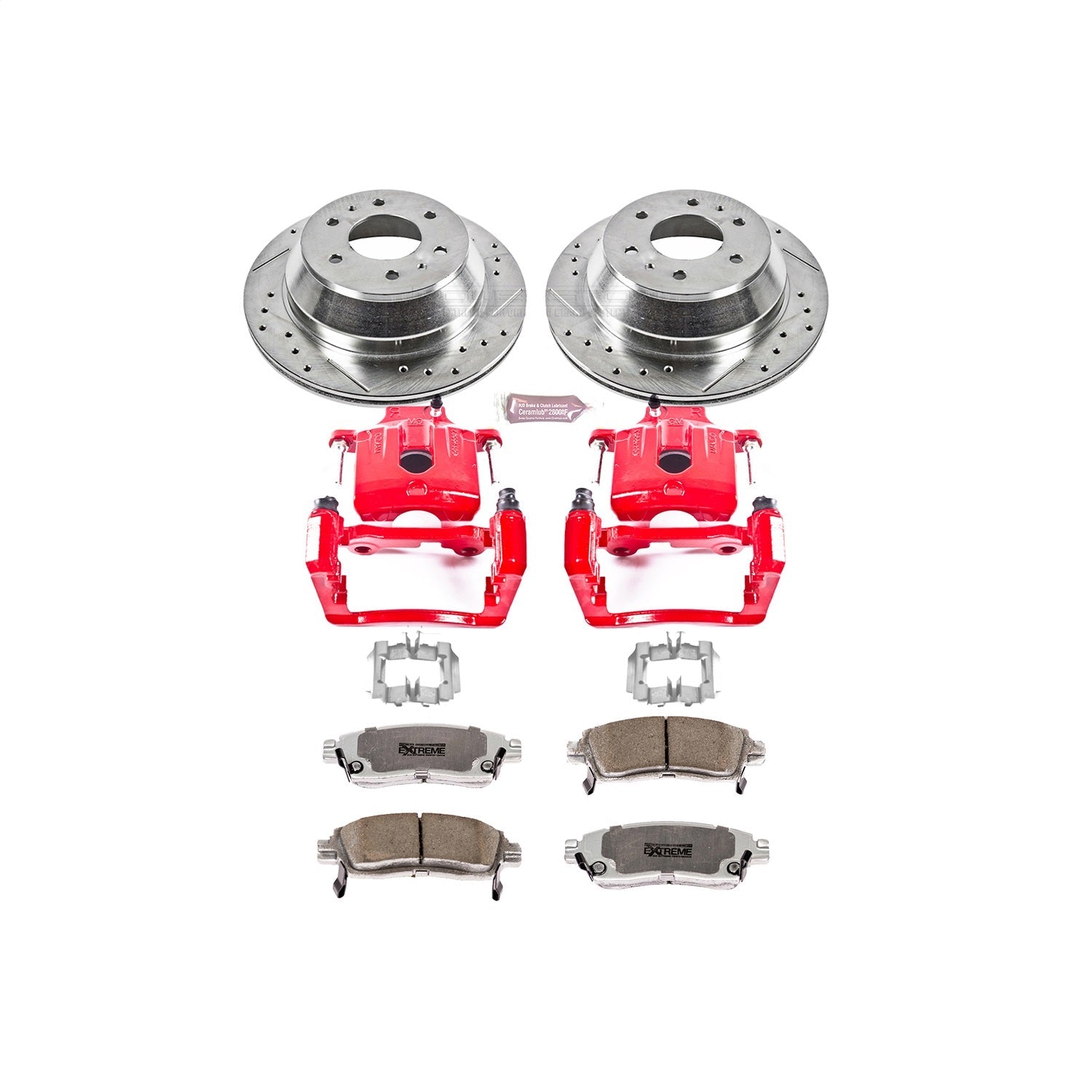 PowerStop Rear Z26 Street Warrior Brake Kit w/ Calipers | Buick Rainier (2004–2007) (KC2050-26)