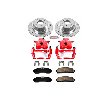 PowerStop Rear Z23 Evolution Sport Brake Kit w/ Calipers | Buick Rainier (2004–2007) (KC2050)