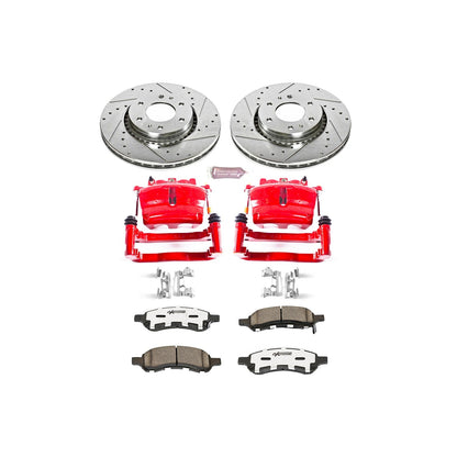 PowerStop Front Z26 Street Kit w/ Calipers | Saab 9-7x (2006–2009) (KC2059-26)