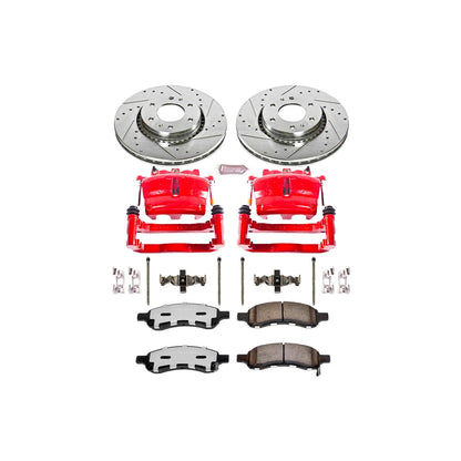 PowerStop Front Z36 Truck & Tow Kit w/ Calipers | Saab 9-7x (2006–2009) (KC2059-36)