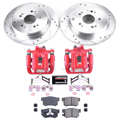 PowerStop Rear Z23 Evolution Sport Brake Kit w/ Calipers | Acura RDX (2010–2018) (KC206)