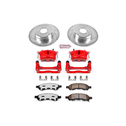 PowerStop Front Z36 Truck & Tow Kit w/ Calipers | Isuzu Ascender (2006–2008) (KC2084B-36)