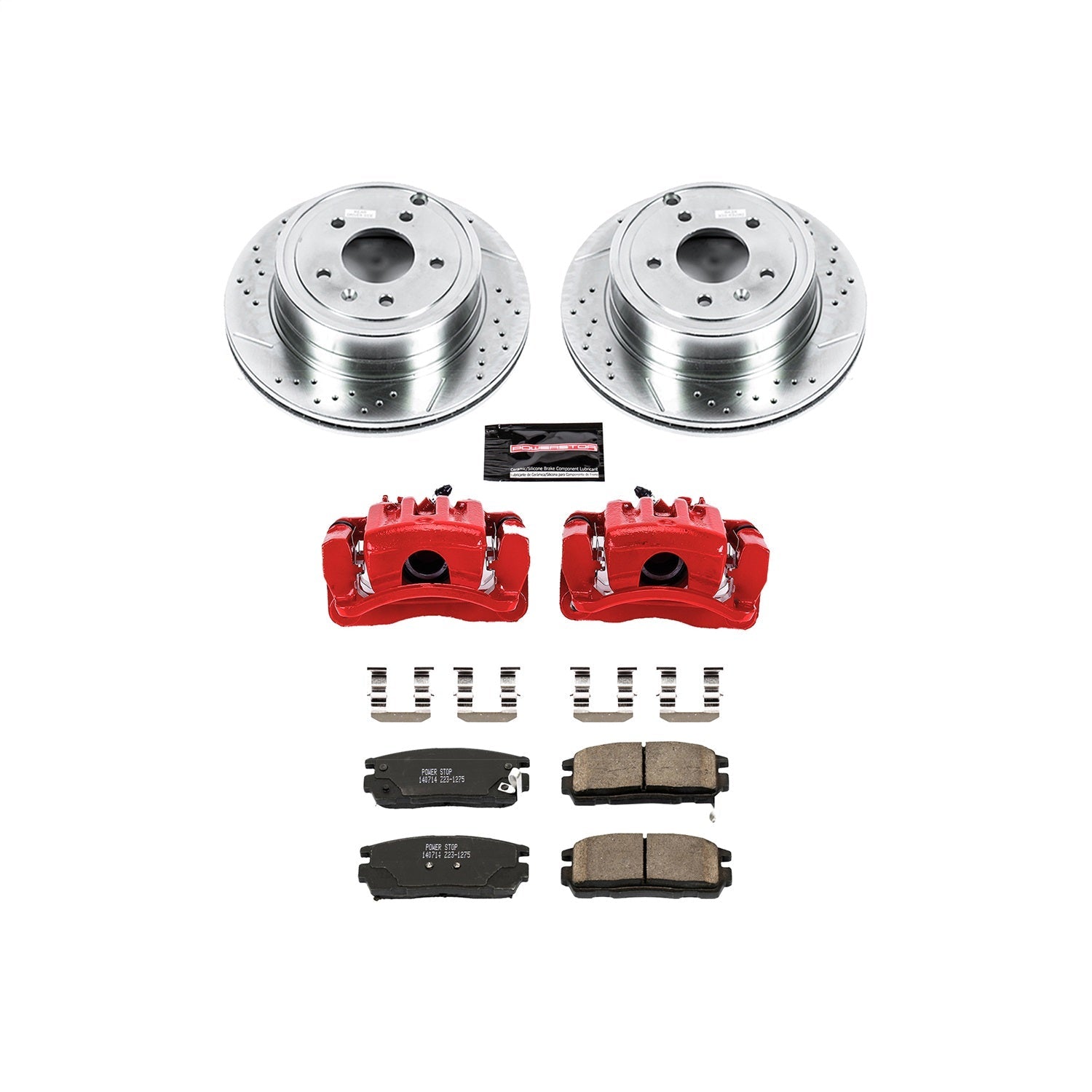 PowerStop Rear Z23 Evolution Sport Brake Kit w/ Calipers | Chevrolet Captiva Sport (2012–2015) (KC2092)