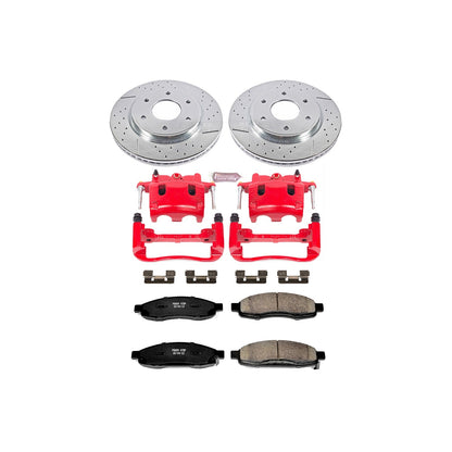 PowerStop Front Z23 Evolution Sport Brake Kit w/ Calipers | Infiniti QX56 (2005–2007) (KC211)
