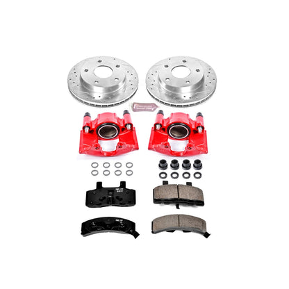 PowerStop Front Z23 Evolution Sport Brake Kit w/ Calipers | Dodge Ram 1500 (1994–1999) (KC2126)