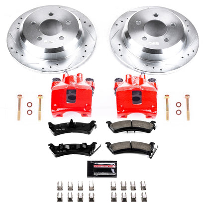 PowerStop Rear Z23 Evolution Sport Brake Kit w/ Calipers | Jeep Grand Cherokee (1995–1998) (KC2131)