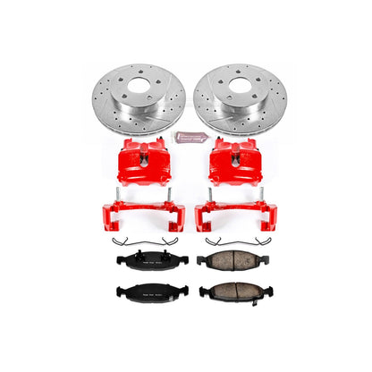 PowerStop Front Z23 Evolution Sport Brake Kit w/ Calipers | Jeep Grand Cherokee (1999–2002) (KC2147)