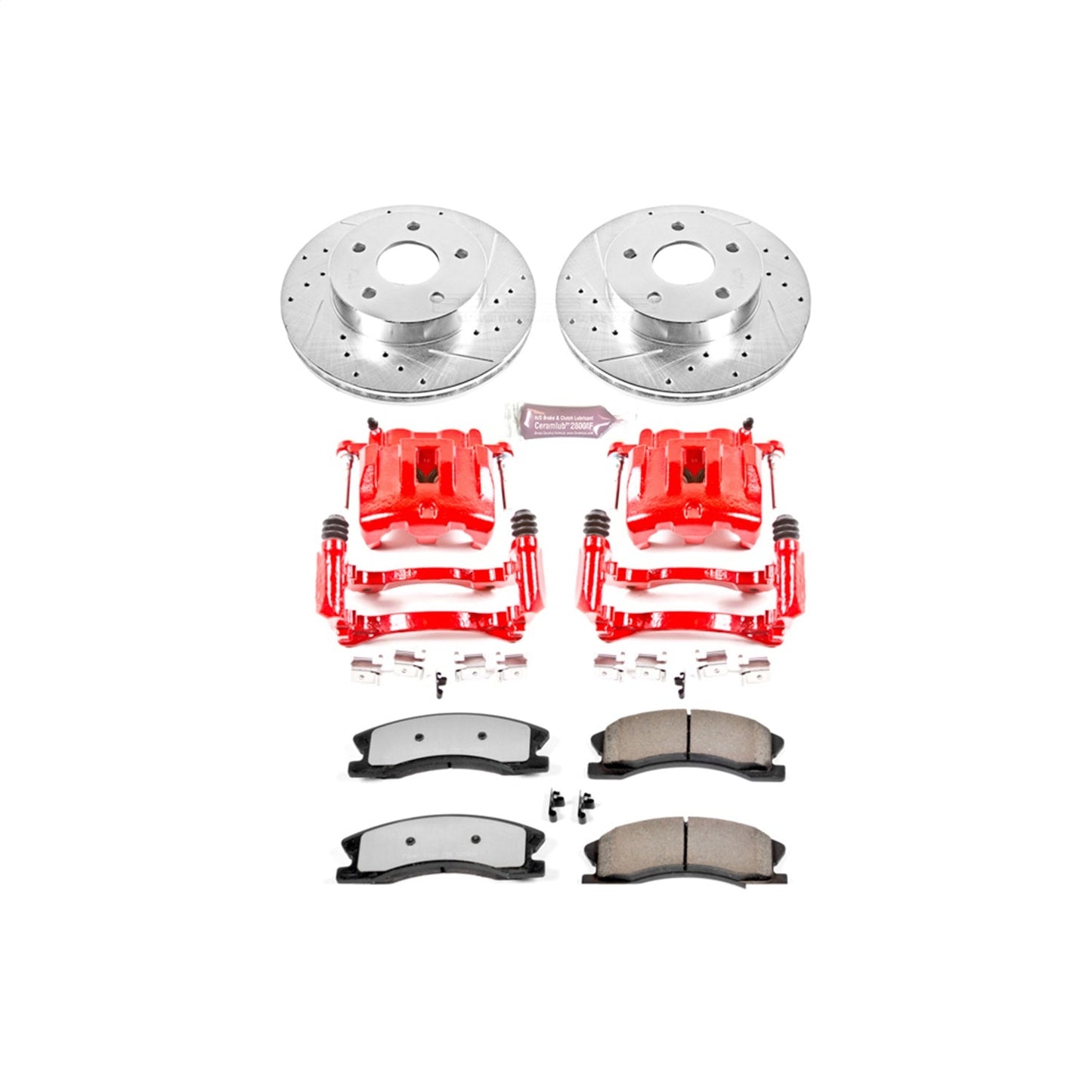PowerStop Front Z36 Truck & Tow Kit w/ Calipers | Jeep Grand Cherokee (1999–2004) (KC2149-36)