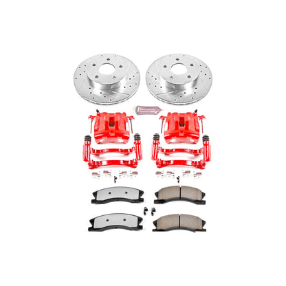 PowerStop Front Z36 Truck & Tow Kit w/ Calipers | Jeep Grand Cherokee (1999–2004) (KC2149-36)