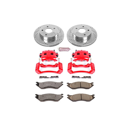 PowerStop Front Z36 Truck & Tow Kit w/ Calipers | Dodge Ram 1500 (2002) (KC2165-36)