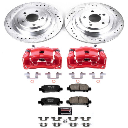 PowerStop Rear Z23 Evolution Sport Brake Kit w/ Calipers | Subaru Legacy (2005–2009) (KC219)