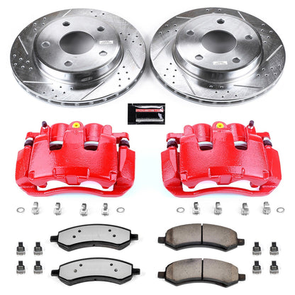 PowerStop Front Z36 Truck & Tow Kit w/ Calipers | Ram Dakota (2011) (KC2193A-36)