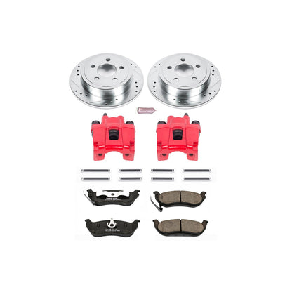PowerStop Rear Z23 Evolution Sport Brake Kit w/Calipers | Jeep Liberty (2003–2007) (KC2197)