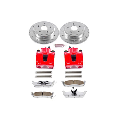 PowerStop Rear Z26 Street Warrior Brake Kit w/ Calipers | Jeep Commander (2006–2010) (KC2221-26)