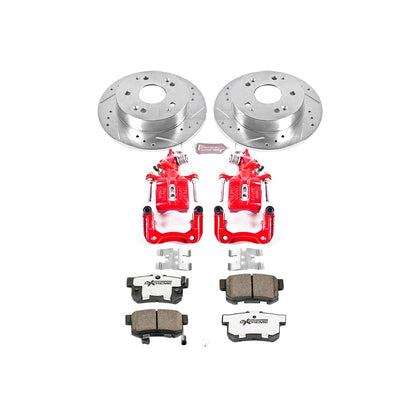 PowerStop Rear Z26 Street Warrior Brake Kit w/ Calipers | Honda Accord 1998–2002 (KC2270-26)