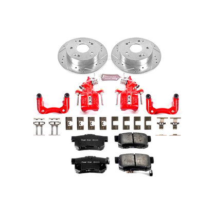 PowerStop Rear Z23 Evolution Sport Brake Kit w/ Calipers | Honda Accord (1998–2002) (KC2270)