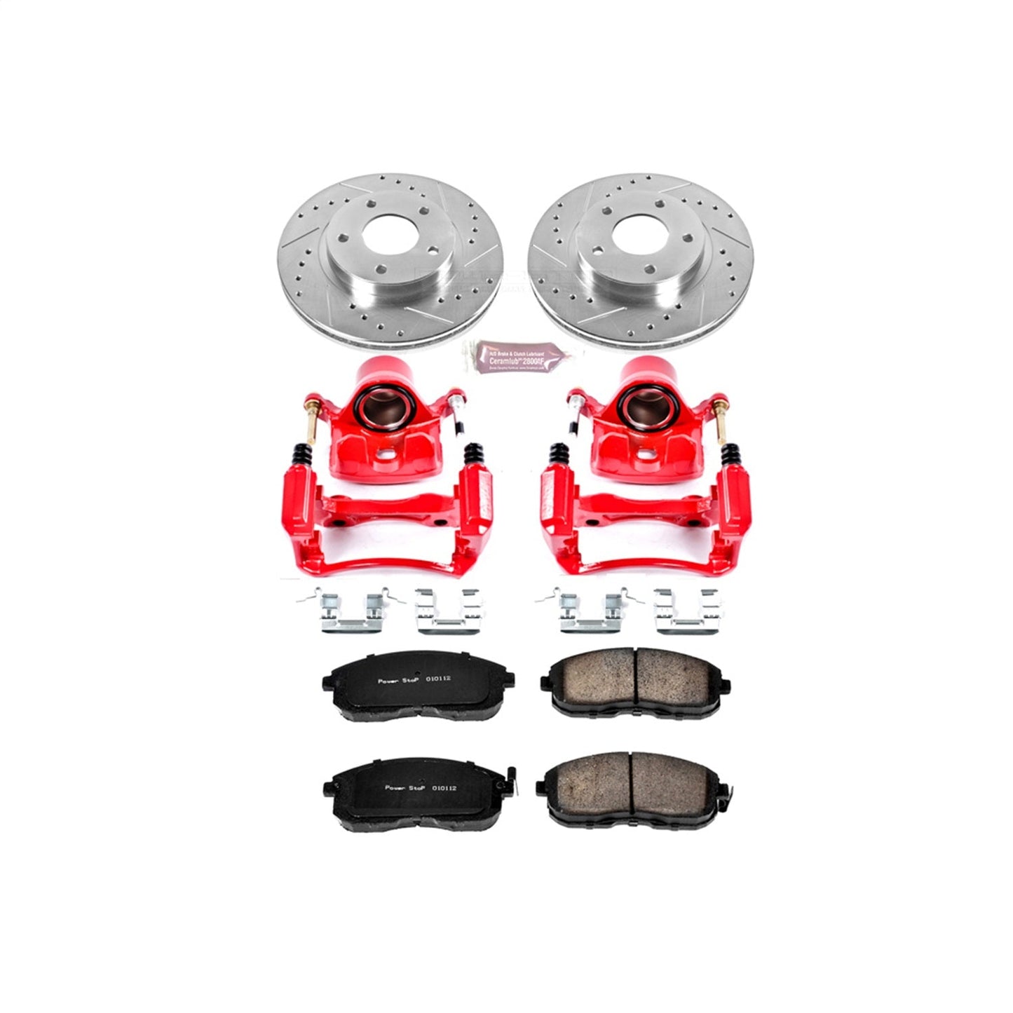 PowerStop Front Z23 Evolution Sport Brake Kit w/ Calipers | Infiniti I30 (2000–2001) (KC2280)