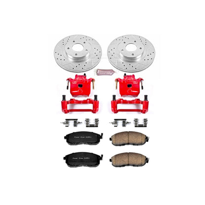 PowerStop Front Z23 Evolution Sport Brake Kit w/ Calipers | Infiniti I35 (2002–2004) (KC2282)