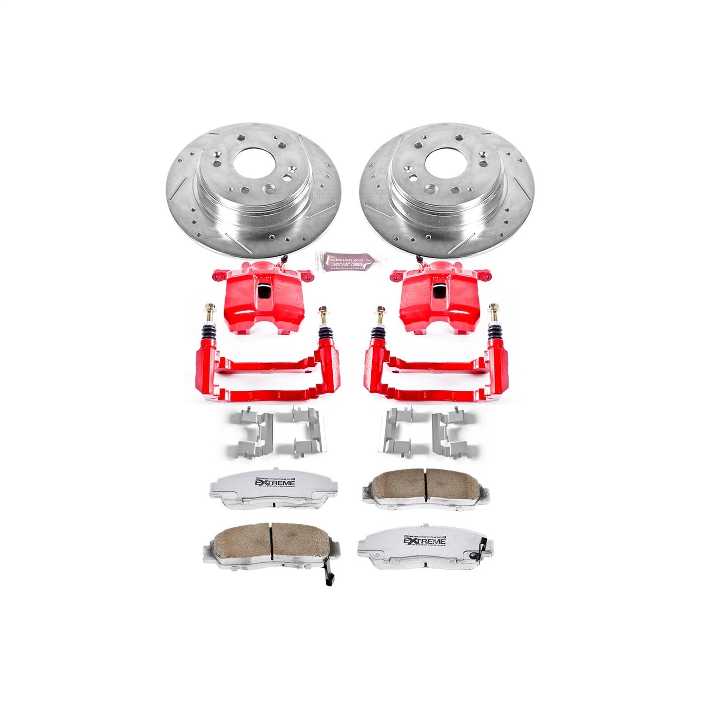 PowerStop Front Z26 Street Warrior Brake Kit w/ Calipers | Acura CL (2001–2003) (KC2292-26)