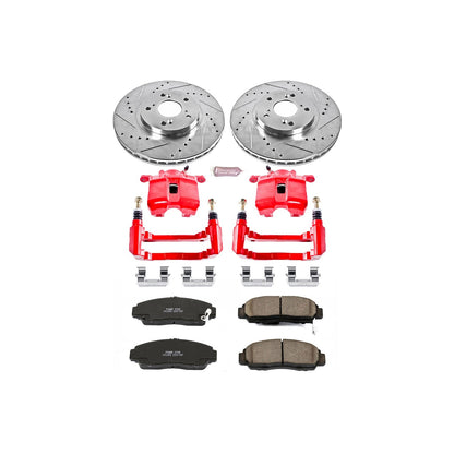 PowerStop Front Z23 Evolution Sport Brake Kit w/ Calipers | Acura CL (2001–2003) (KC2292)