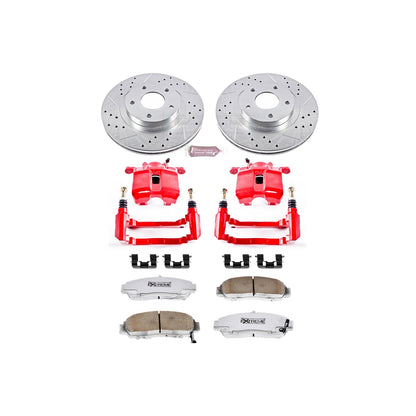 PowerStop Front Z26 Street Warrior Brake Kit w/ Calipers | Acura RL (1999–2004) (KC2309-26)