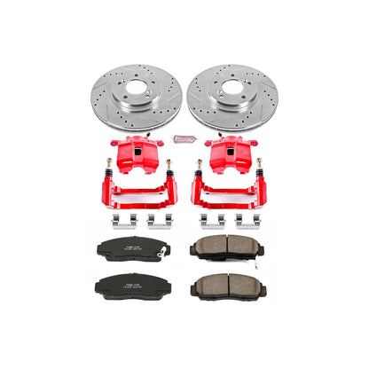 PowerStop Front Z23 Evolution Sport Brake Kit w/ Calipers | Acura RL (1999–2004) (KC2309)