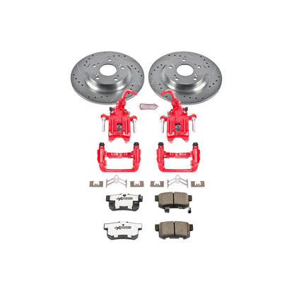PowerStop Rear Z26 Street Warrior Brake Kit w/ Calipers | Honda S2000 (2000–2009) (KC2310-26)