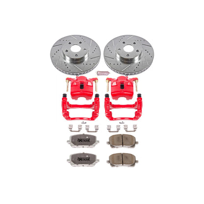 PowerStop Front Z26 Street Warrior Brake Kit w/ Calipers | Pontiac Vibe (2003–2008) (KC2316-26)