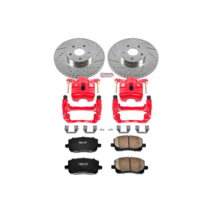PowerStop Front Z23 Evolution Sport Brake Kit w/ Calipers | Pontiac Vibe (2003–2008) (KC2316)