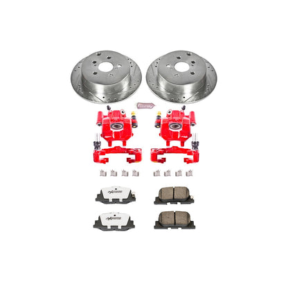 PowerStop Rear Z26 Street Warrior Brake Kit w/ Calipers | Scion tC (2005–2010) (KC2319-26)