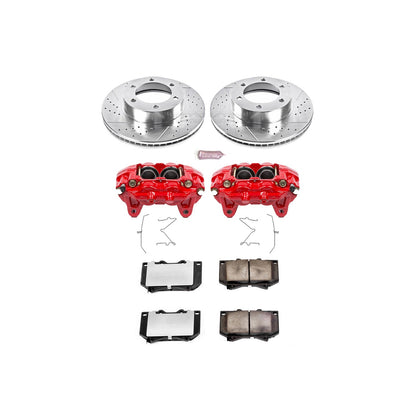 PowerStop Front Z36 Truck & Tow Kit w/ Calipers | Toyota Tundra (2000–2002) (KC2323-36)