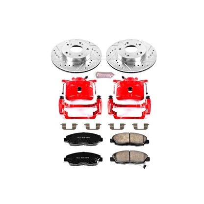 PowerStop Front Z23 Evolution Sport Brake Kit w/ Calipers | Honda Civic 2006–2011 (KC2384A)
