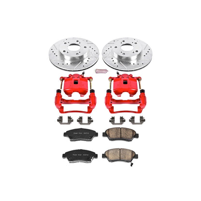PowerStop Front Z23 Evolution Sport Brake Kit w/ Calipers | Acura RSX (2002–2006) (KC2386)