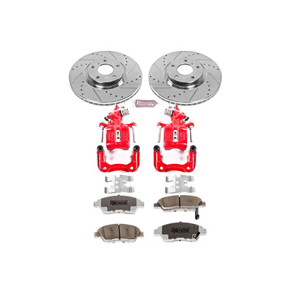 PowerStop Rear Z26 Street Warrior Brake Kit w/ Calipers | Acura TSX (2004–2008) (KC2391-26)