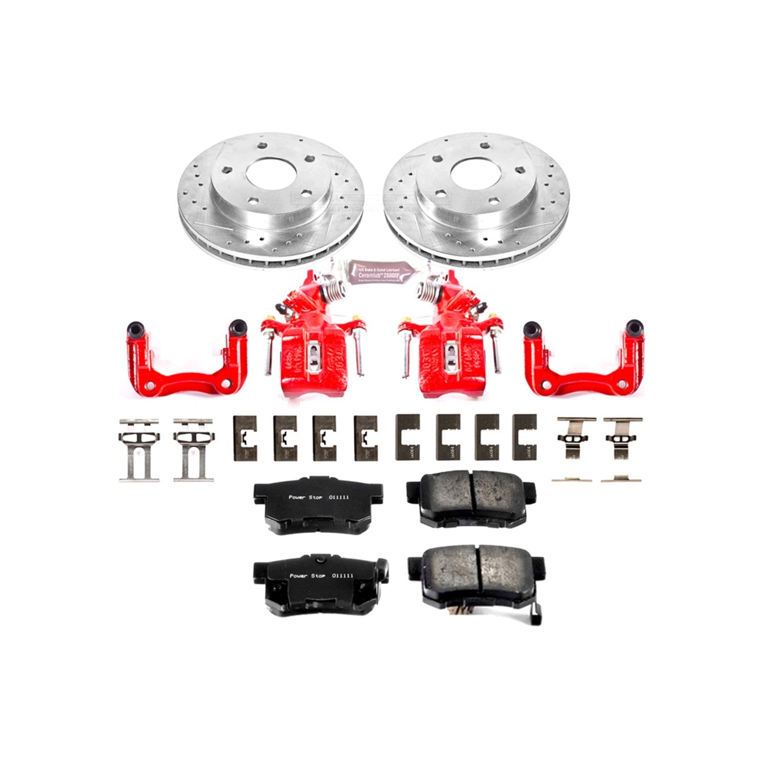 PowerStop Rear Z23 Evolution Sport Brake Kit w/ Calipers | Acura TSX (2004–2008) (KC2391)