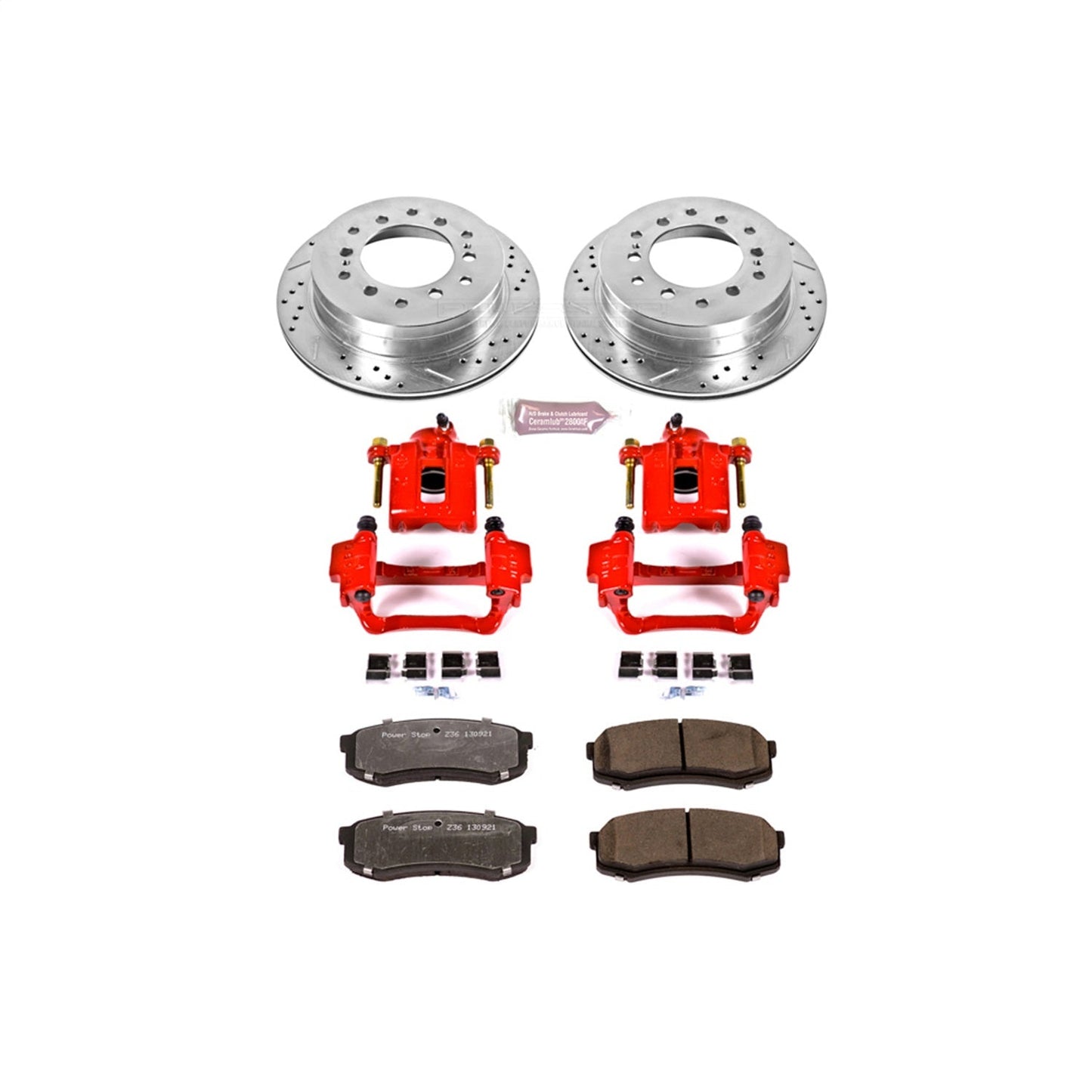 PowerStop Rear Z36 Truck & Tow Brake Kit w/ Calipers | Lexus GX470 (2003–2009) (KC2405-36)