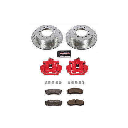 PowerStop Rear Z36 Truck & Tow Brake Kit w/ Calipers | Toyota 4Runner (2003–2009) (KC2405A-36)