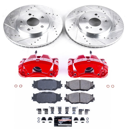 PowerStop Front Z23 Evolution Sport Brake Kit w/Calipers | Lexus IS250 (2006–2015) (KC2406)