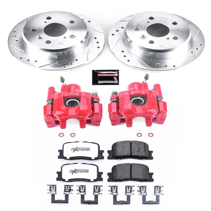 PowerStop Rear Z36 Truck & Tow Brake Kit w/ Calipers | Lexus ES300 (2002–2003) (KC2418-36)