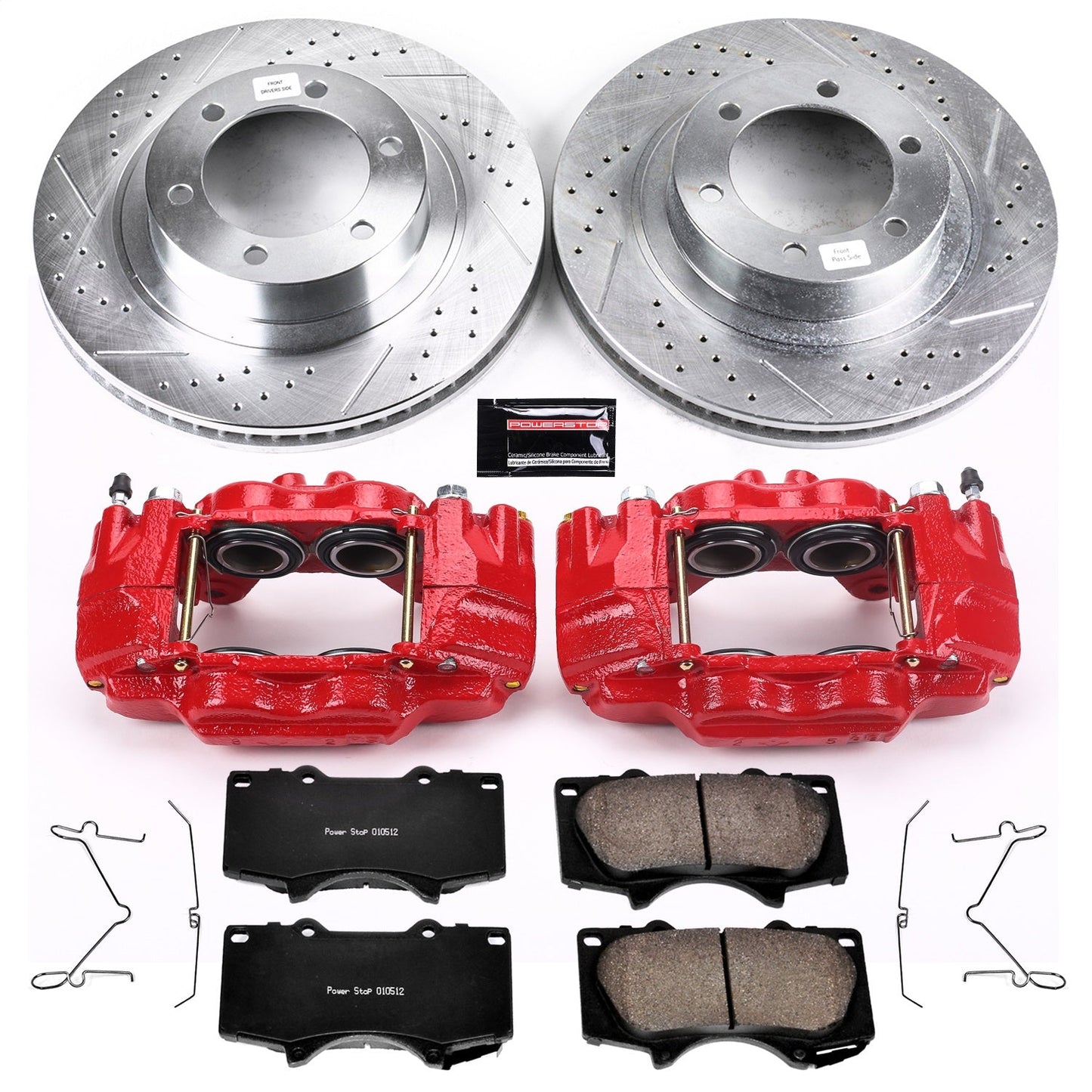 PowerStop Front Z23 Evolution Sport Brake Kit w/ Calipers | Lexus GX470 (2003–2009) (KC2421)
