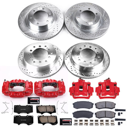 PowerStop Front & Rear Z23 Evolution Sport Brake Kit w/ Calipers | Toyota 4Runner (2003–2009) (KC2422)