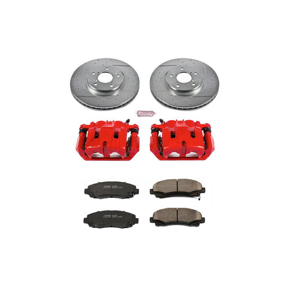 PowerStop Front Z23 Evolution Sport Brake Kit w/ Calipers | Honda Ridgeline (2006–2011) (KC2429)
