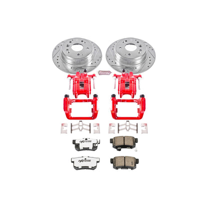 PowerStop Rear Z26 Street Warrior Brake Kit w/ Calipers | Acura TL (2004–2008) (KC2434-26)