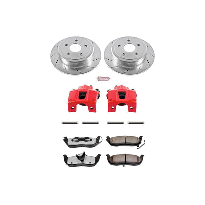PowerStop Rear Z36 Truck & Tow Brake Kit w/ Calipers | Infiniti QX56 (2004–2010) (KC2445-36)